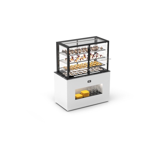 Sayl - Buffet Integra 120 gekoelde vitrinemodule 1300x700x1720 3 legpl. voor+achter uitv. S