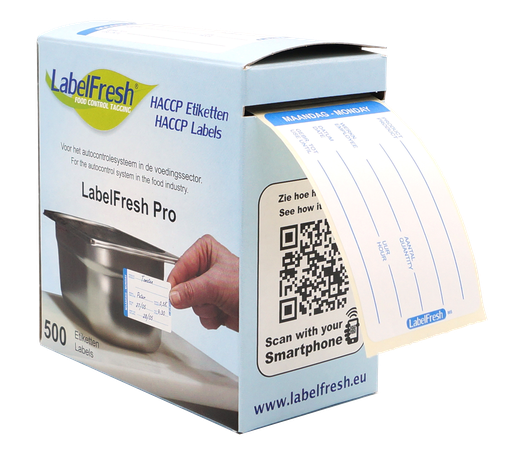 LabelFresh - Pro etiket Maandag (70 x 45 mm, 500 stuks)