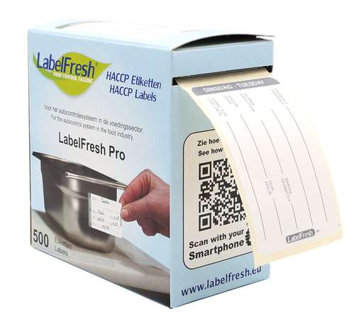 LabelFresh - Pro etiket Dinsdag (70 x 45 mm, 500 stuks)