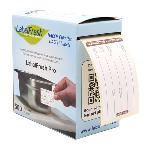LabelFresh - Pro etiket Donderdag (70 x 45 mm, 500 stuks)