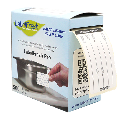[DTH110228] LabelFresh - Pro etiket Zondag (70 x 45 mm, 500 stuks)