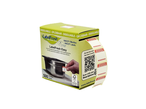 LabelFresh - Easy oplosbaar etiket Woensdag (22 x 22 mm, 500 stuks)