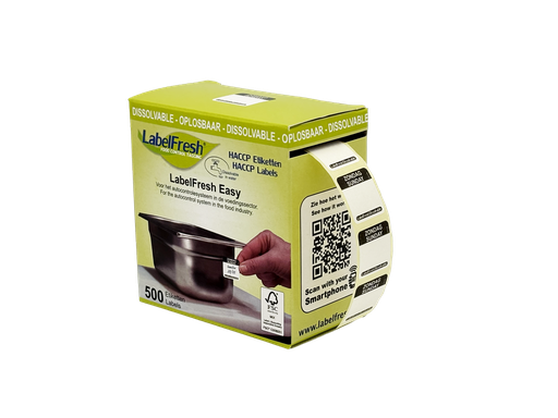 [DTH110256] LabelFresh - Easy oplosbaar etiket Zondag (22 x 22 mm, 500 stuks)