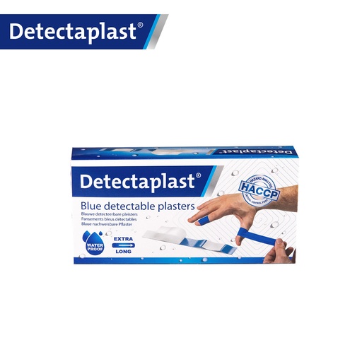 [DTH110863] Detectaplast - Detecteerbare vingerpleister waterbestendig blauw los verpakt (18x2 cm, 50 stuks)