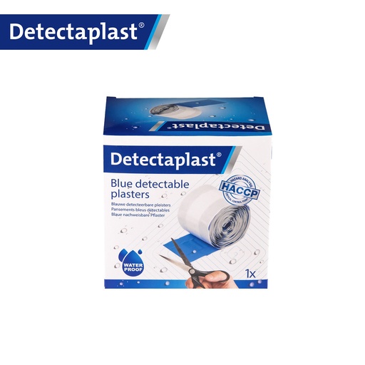 Detectaplast - Detecteerbare pleisterrol waterbestendig blauw (8 cm x 5 m)