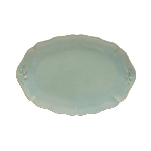 Costa Nova - Serveerschaal ovaal Alentejo turquoise (32 cm, 1 stuk)