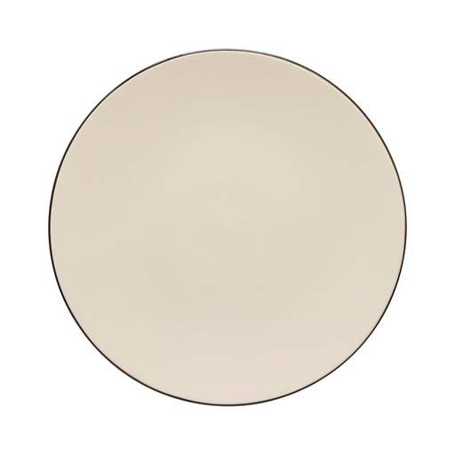 Costa Nova - Onderbord Augusta natural-black (35 cm, 6 stuks)