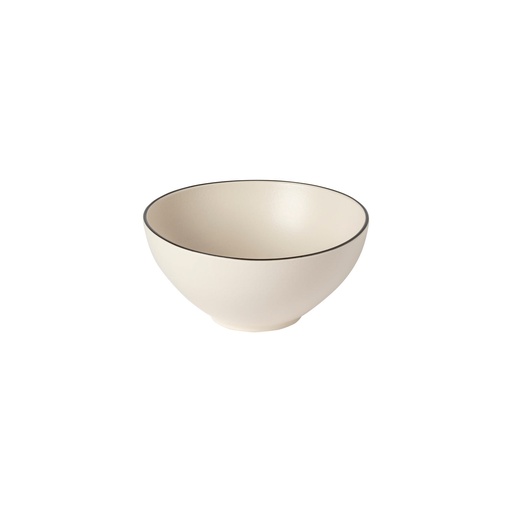 Costa Nova - Soep-/ontbijtkom Augusta natural-black (15 cm, 65 cl, 6 stuks)