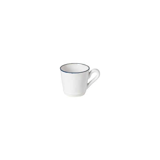 Costa Nova - Koffiekop Beja white-blue (8 cl, 6 stuks)