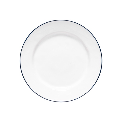 Costa Nova - Bord plat Beja white-blue (28 cm, 6 stuks)