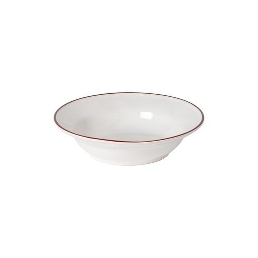 Costa Nova - Soep-/pastabord Beja white-red (21 cm, 60 cl, 6 stuks)