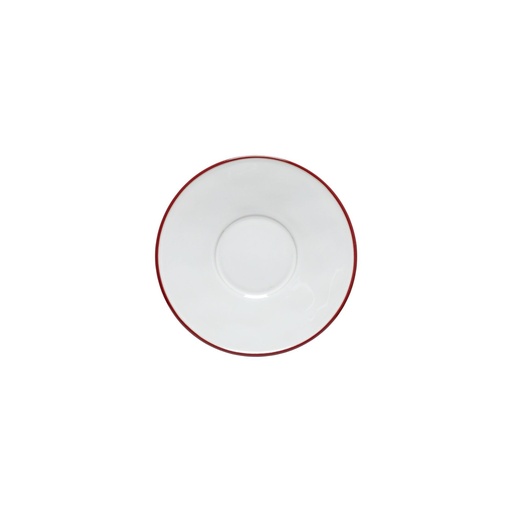 Costa Nova - Theeschotel Beja white-red (17 cm, 6 stuks)