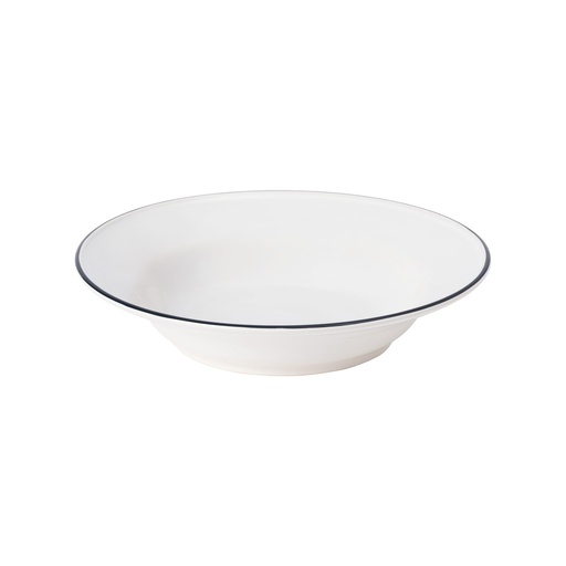 Costa Nova - Diep bord met rand Beja white-blue (26 cm, 95 cl, 6 stuks)