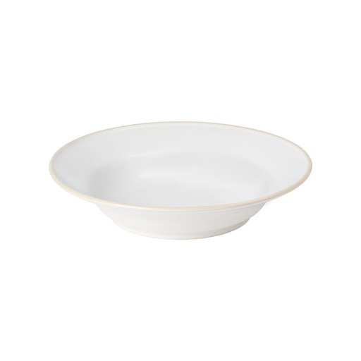 Costa Nova - Diep bord met rand Beja white-cream (26 cm, 95 cl, 6 stuks)