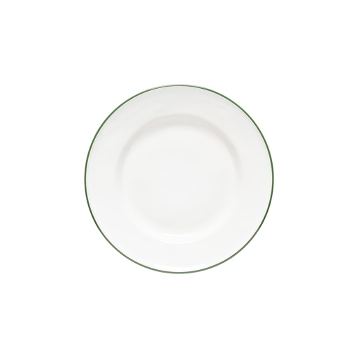 Costa Nova - Dessertbord Beja white-green (23 cm, 6 stuks)