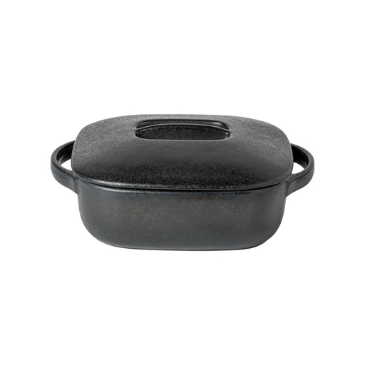 Costa Nova - Ovenschaal vierkant met deksel Boutique carbon black (30 cm, 260 cl, 1 stuk)