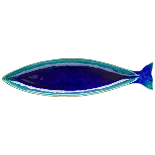 Casafina - Serveerschaal makreel Dori atlantic blue (43 cm, 1 stuk)