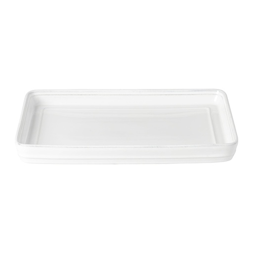 Costa Nova - Serveerplateau rechthoekig Friso wit (30 cm, 1 stuk)