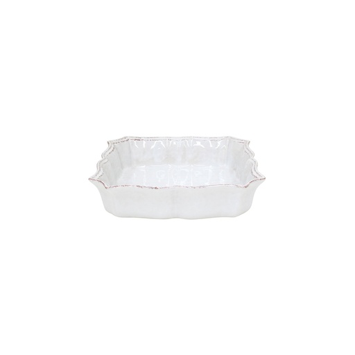 Casafina - Ovenschaal vierkant Impressions wit (24 cm, 186 cl, 1 stuk)
