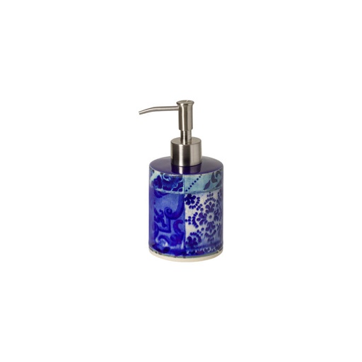 [DTH115665] Costa Nova - Zeepdispenser Lisboa Bath blue tile (11 cm, 59 cl, 1 stuk)
