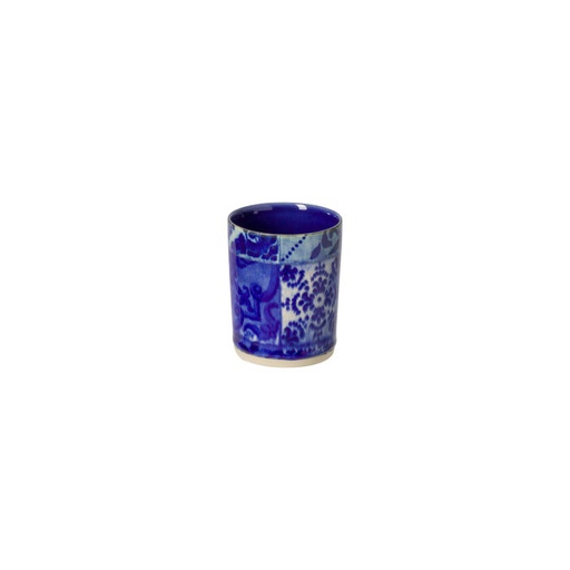 Costa Nova - Beker Lisboa Bath blue tile (9 cm, 23 cl, 1 stuk)