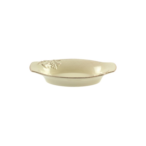 Casafina - Gratinschaal ovaal Madeira Harvest vanilla creme (32 cm, 78 cl, 1 stuk)