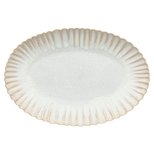 Casafina - Serveerschaal ovaal Mallorca sand beige (41 cm, 1 stuk)