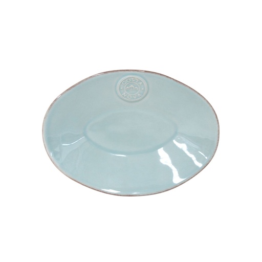 Costa Nova - Serveerschaal ovaal Nova turquoise (20 cm, 2 stuks)