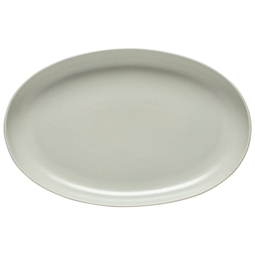 Casafina - Serveerschaal ovaal Pacifica oyster grey (41 cm, 1 stuk)