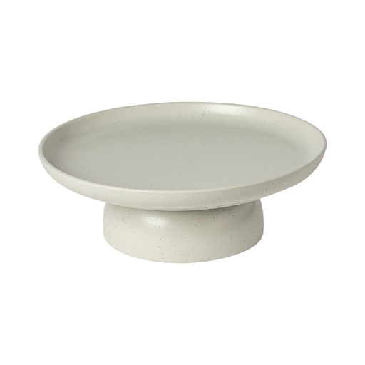 Casafina - Bord op voet Pacifica oyster grey (27 cm, 1 stuk)