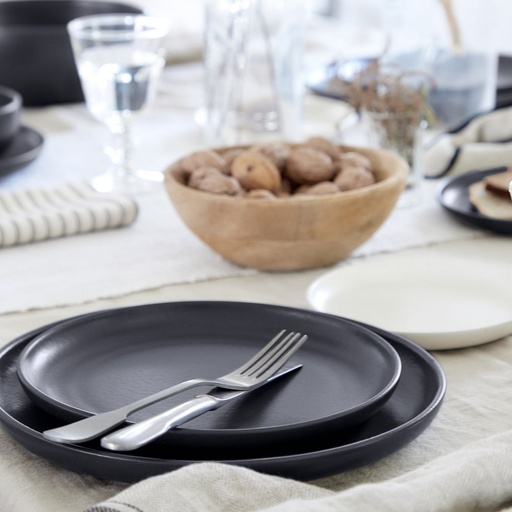 Casafina - Dessertbord Pacifica seed grey (22 cm, 6 stuks)