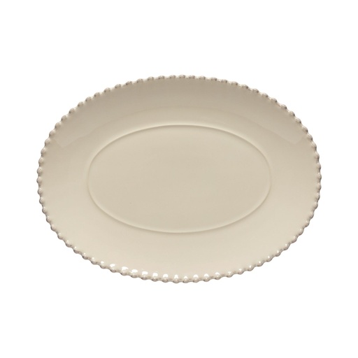 Costa Nova - Serveerschaal ovaal Pearl cream (34 cm, 1 stuk)
