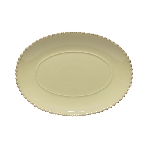 Costa Nova - Serveerschaal ovaal Pearl lily green (34 cm, 1 stuk)