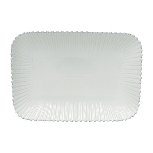 Costa Nova - Serveerschaal rechthoekig Pearl wit (40 cm, 1 stuk)