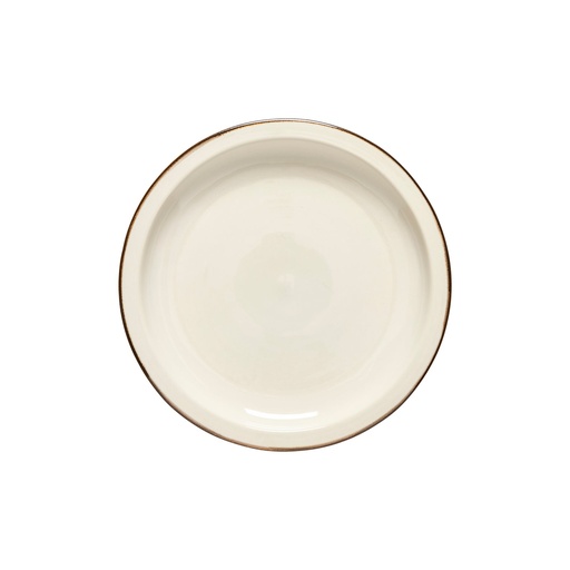 Casafina - Bord plat Poterie cream-caramel (26 cm, 6 stuks)