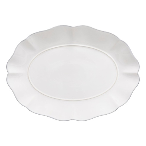 Costa Nova - Serveerschaal ovaal Rosa wit (40 cm, 1 stuk)