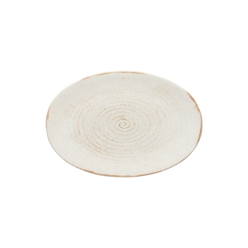 Casafina - Serveerplateau ovaal Vermont cream (28 cm, 1 stuk)