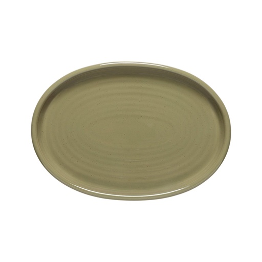 [DTH116851] Casafina - Bord ovaal Scotia olijfgroen (33 cm, 6 stuks)