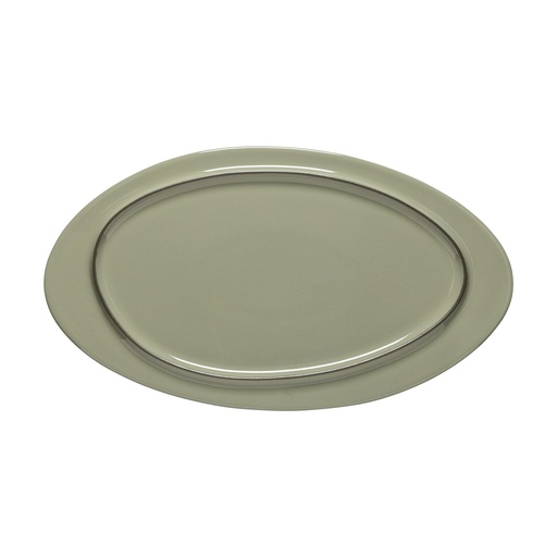 Costa Nova - Serveerplateau ovaal Ambar sage green (37 cm, 6 stuks)