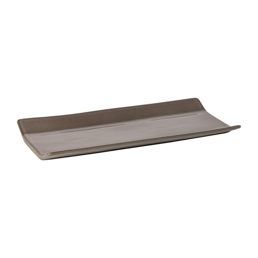 Costa Nova - Bord/plateau rechthoekig Coastland shoreline grey (28 cm, 6 stuks)