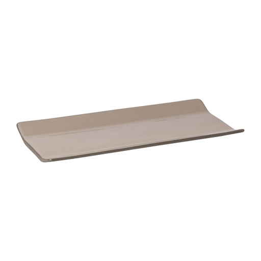 Costa Nova - Bord/plateau rechthoekig Coastland wet sand (taupe) (28 cm, 1 stuk)