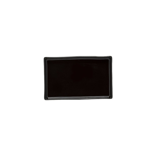 Costa Nova - Serveerplateau rechthoekig Lagoa Ecogres zwart (19 cm, 2 stuks)
