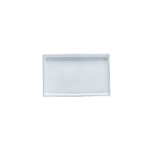 Costa Nova - Serveerplateau rechthoekig Lagoa Ecogres wit (19 cm, 2 stuks)