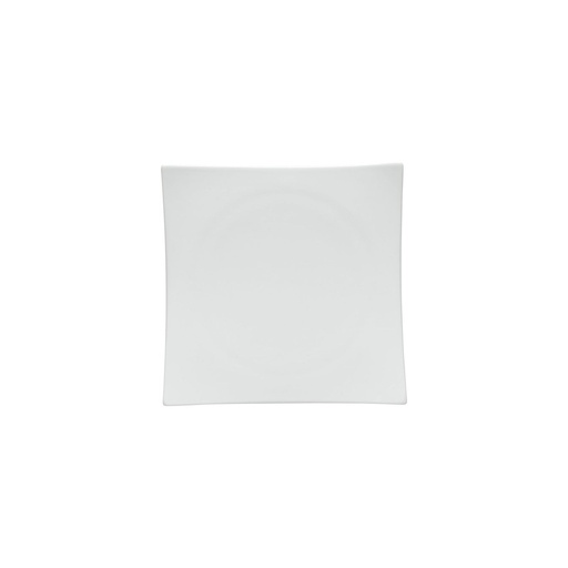 Costa Nova - Bord vierkant porselein Resonance wit (18 cm, 12 stuks)
