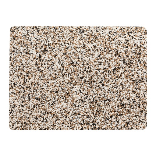Costa Nova - Placemat kurk/EVA rechthoekig Cork white-black (41 cm, 6 stuks)
