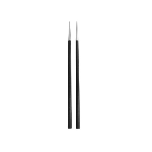 Costa Nova - Eetstokjesset Mito brushed - black cable (22,9 cm, 12 stuks)