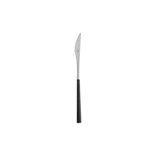 [DTH117035] Costa Nova - Steakmes Mito brushed - black cable (22,1 cm, 12 stuks)