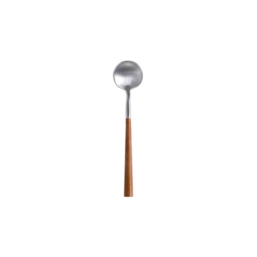 Costa Nova - Theelepel Mito brushed - wooden cable (13,4 cm, 12 stuks)