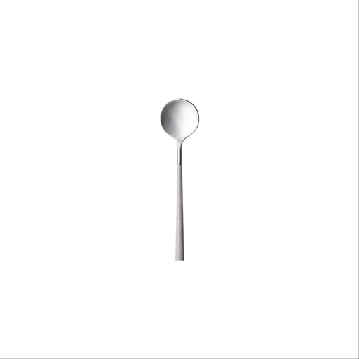 Costa Nova - Dessertlepel Mito brushed - cloud grey (16,6 cm, 6,0 mm 18/10, 12 stuks)