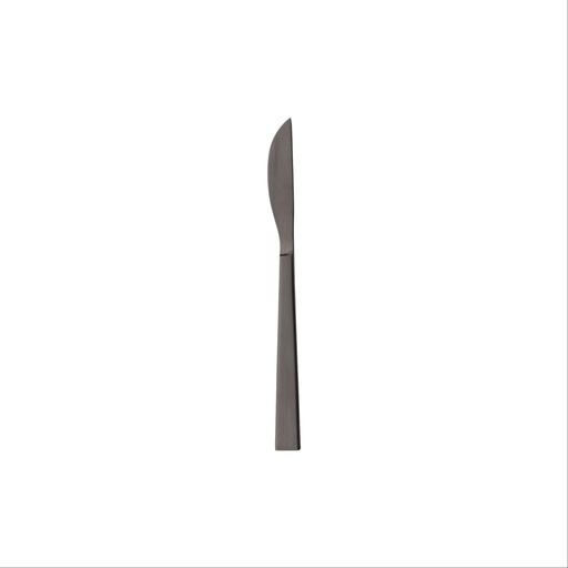 Costa Nova - Tafelmes Sen zwart (21,8 cm, 5,0 mm 18/10, 12 stuks)